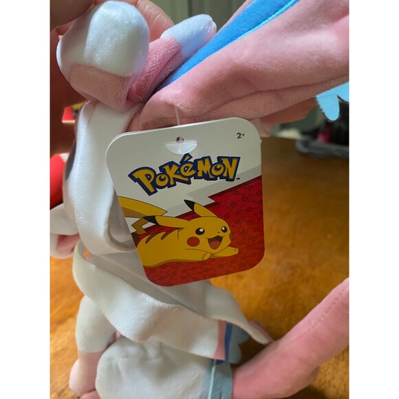 Pokemon Eevee Evolution Sylveon Exclusive 8-Inch Plush Collectible - Picture 10 of 10